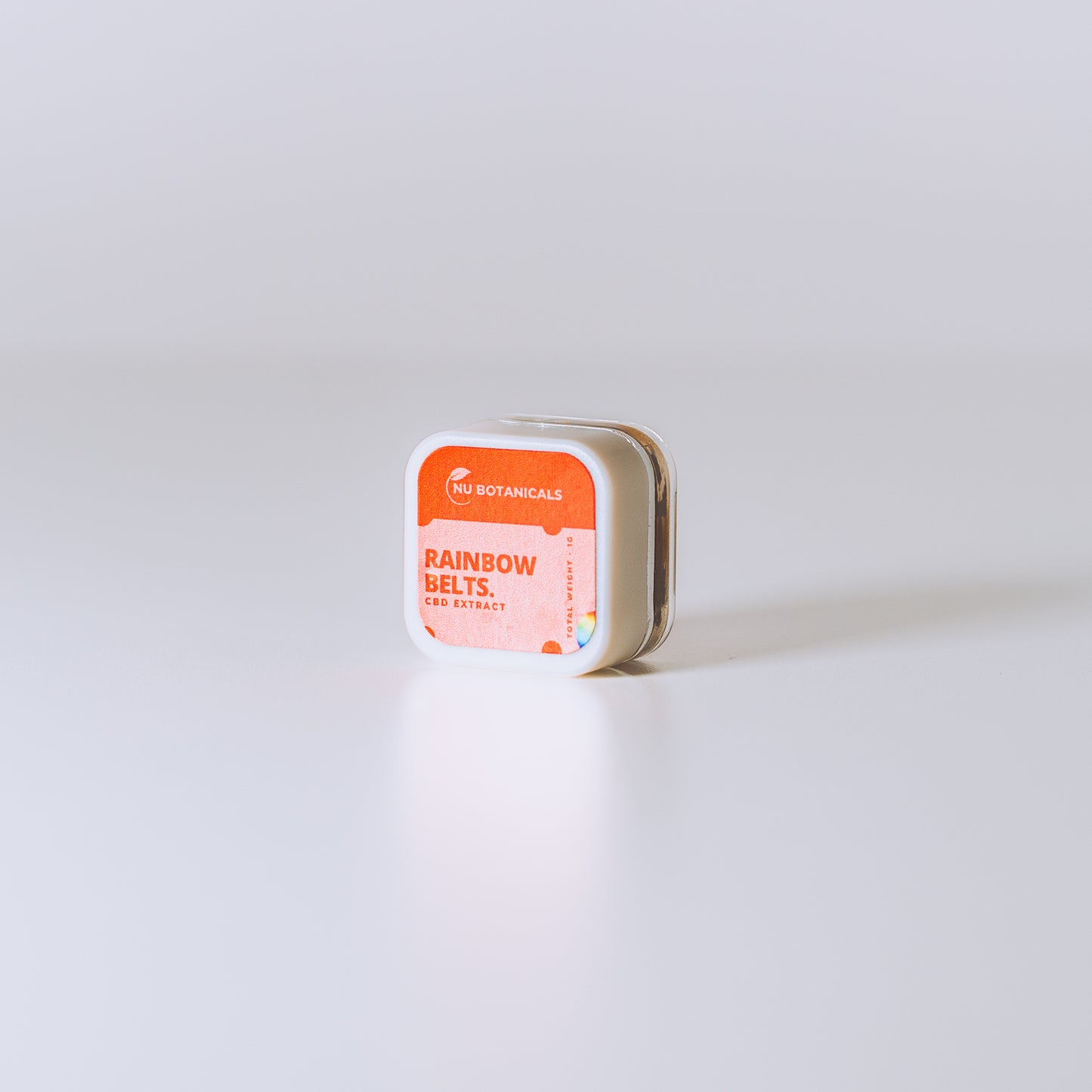 Nu Botanicals - Rainbow Belts CBD Crumble: 1 Gram Pot 750mg CBD