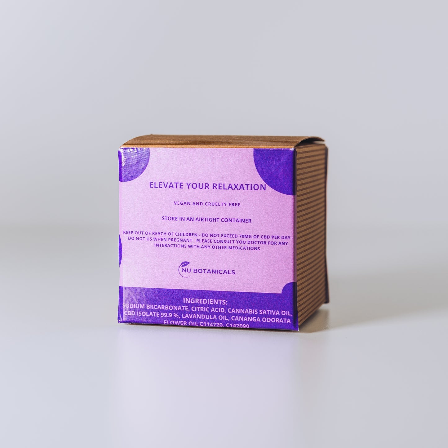 Nu Botanicals - 200 grams - Night Time 70mg Bath Bomb