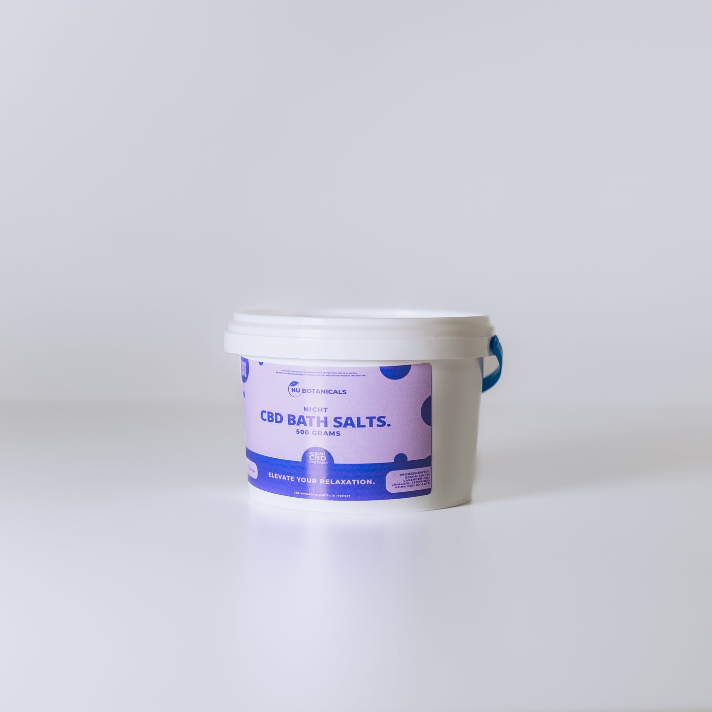 Nu Botanicals - 500 Grams - Night time 450mg CBD Bath Salts