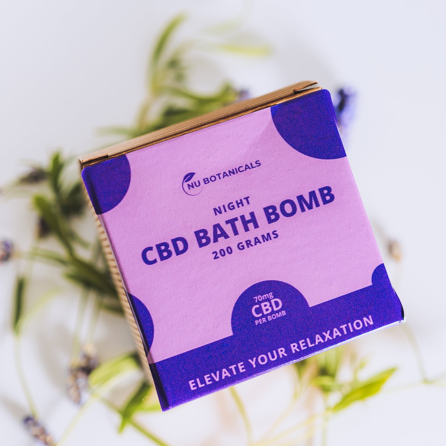 Nu Botanicals - 200 grams - Night Time 70mg Bath Bomb