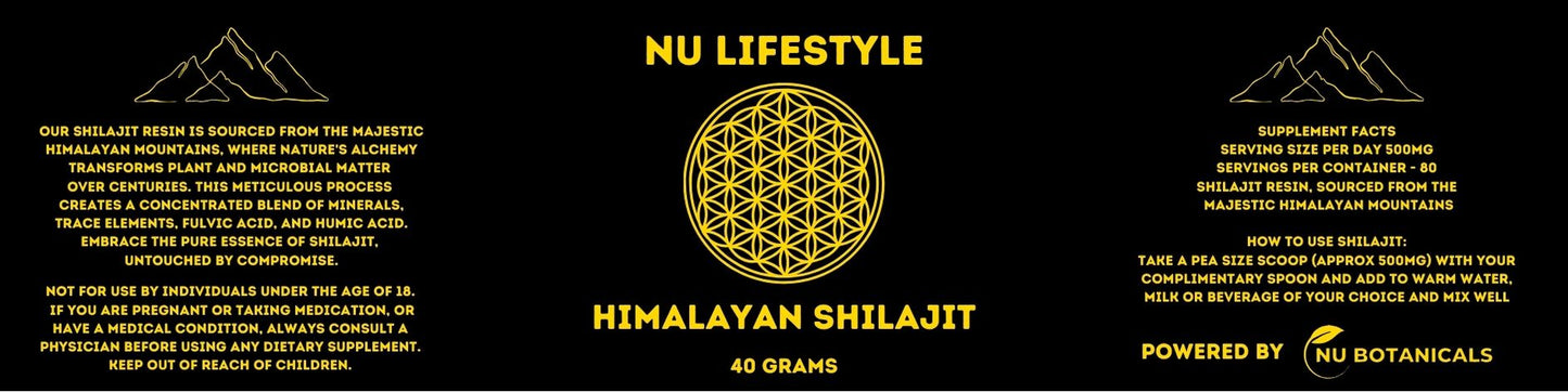 Himalayan Shilajit Resin - 40 grams