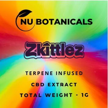 Nu Botanicals - Zkittles CBD Crumble: 1 gram pot 750mg CBD