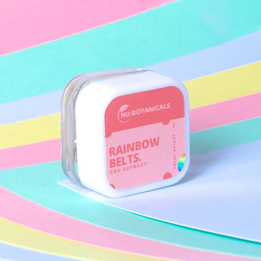 Nu Botanicals - Rainbow Belts CBD Crumble: 1 Gram Pot 750mg CBD